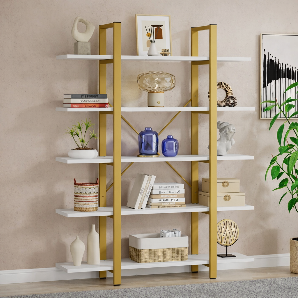 Стеллаж 5-ти ярусный Etagere 11 Белый (ST92)
