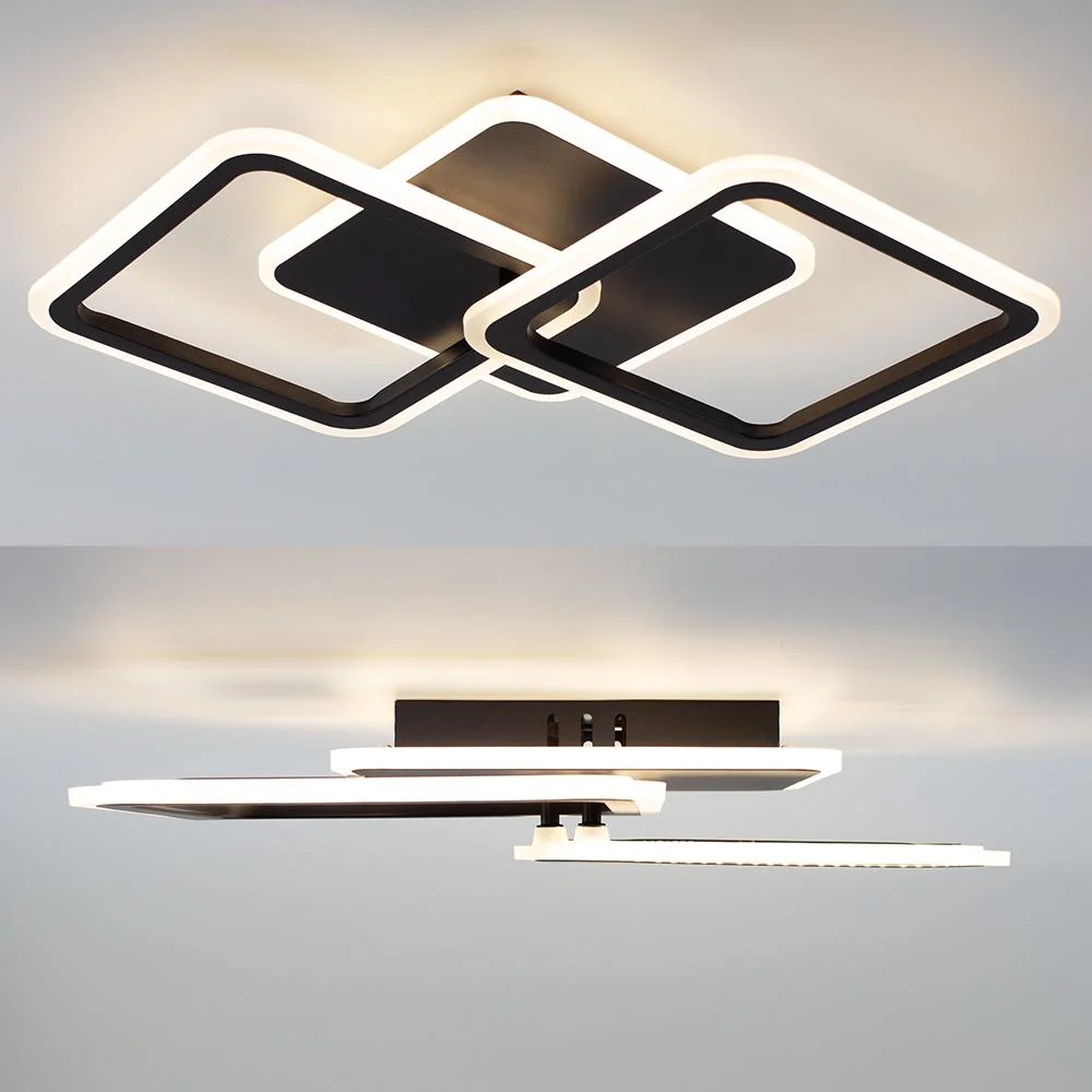 Люстра ESLLSE MOKA 3S 62 Вт 550x310x72 мм Чорний (10565) - фото 3