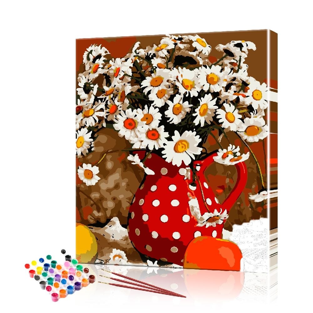 Картина за номерами ArtSale Букет ромашок PBN0991 40х50 см