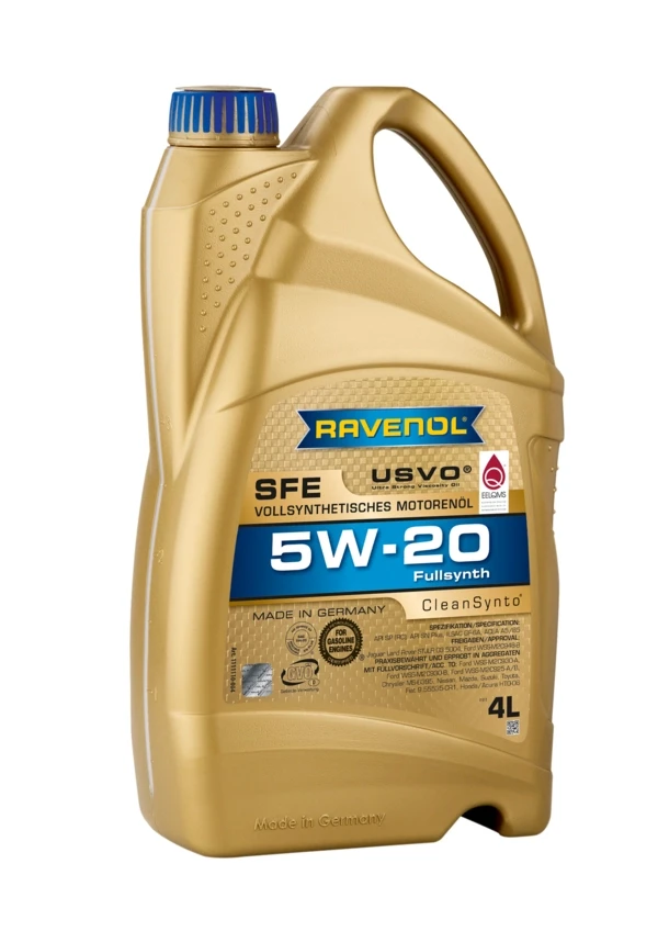 Моторное масло RAVENOL SFE 5W-20 синтетика 4 л (1111110-004)