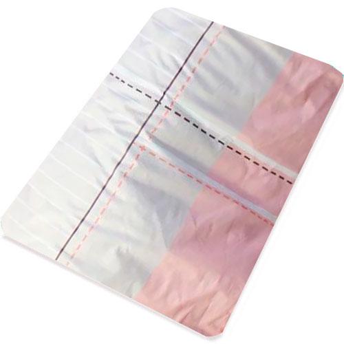 Простынь на резинке Т0778 220х240 см Розовый/Серый (148042)