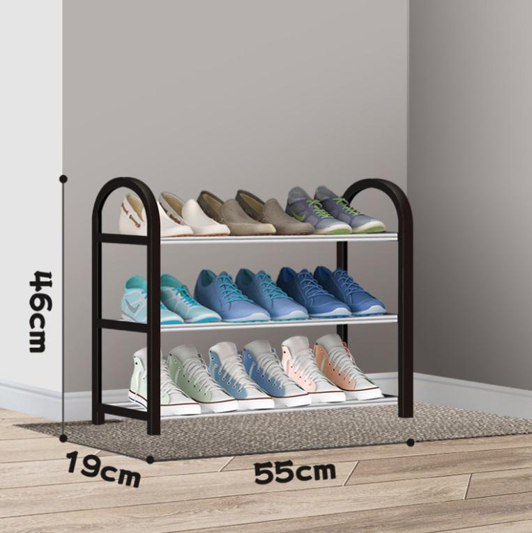 Полиця для взуття 3-х рівнева 14833 19х46х55 см Чорний (4995150) - фото 4