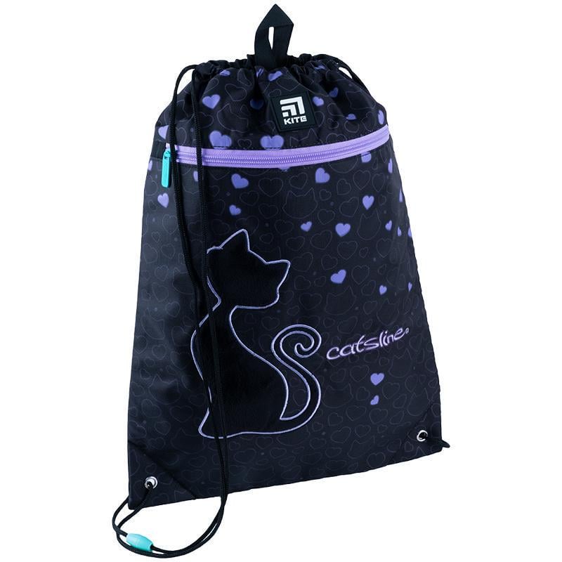Сумка для обуви KITE Catsline 46x33 см Черный (K24-601M-3)