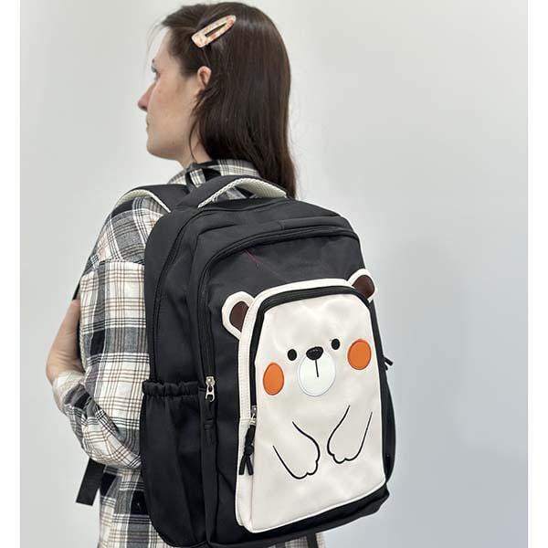 Рюкзак молодежный 44х31х17 см Черный (ЦБ-00034098) - фото 2 Рюкзак молодежный 44х31х17 см Черный (ЦБ-00034098) - фото 2