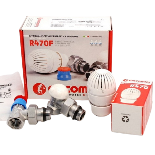 Комплект радіаторний GIACOMINI R470FX003 Ø 1/2" кутовий (28414490)
