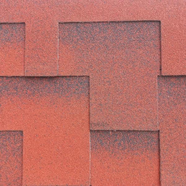 Битумная черепица Aquaizol Акцент 3,0 м2 Спелый гранат (29657430)