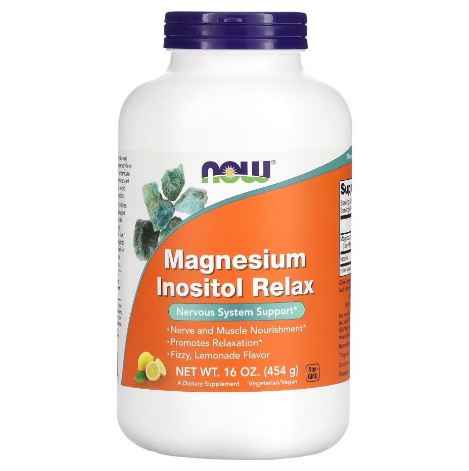 Натуральная добавка Now Foods Magnesium Inositol Relax 454 г
