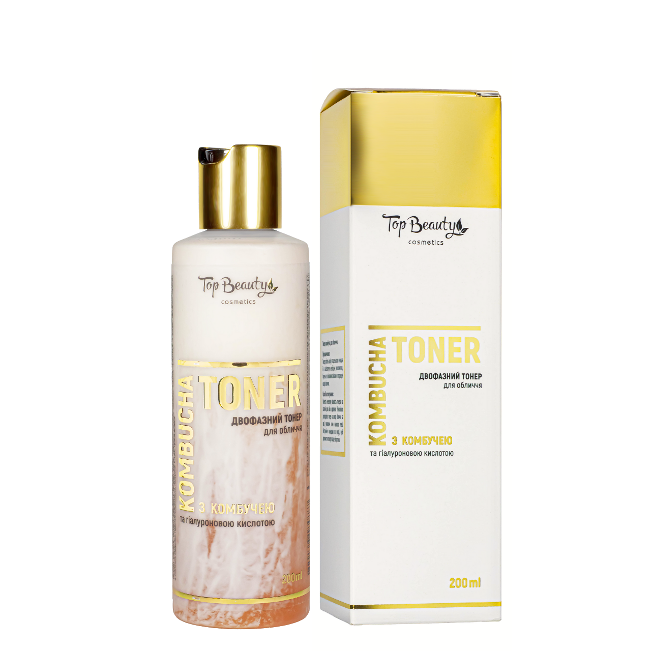 Тонер для лица с комбучей Top Beauty Kombucha двухфазный увлажняющий 200 мл (23939832)
