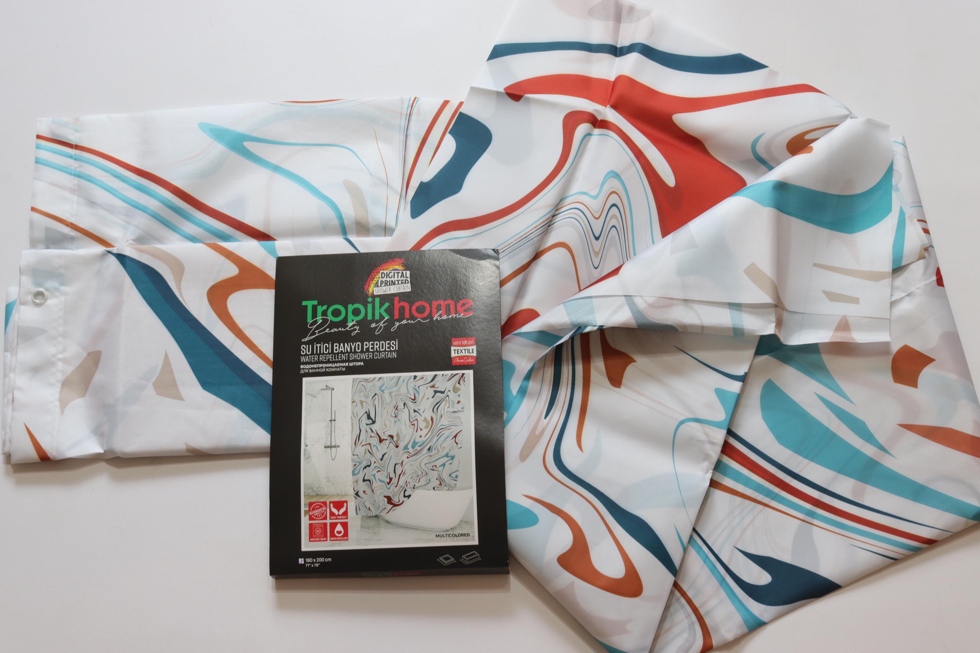 Штора для ванной Tropikhome Multicolored 180x200 см (27306940) - фото 3