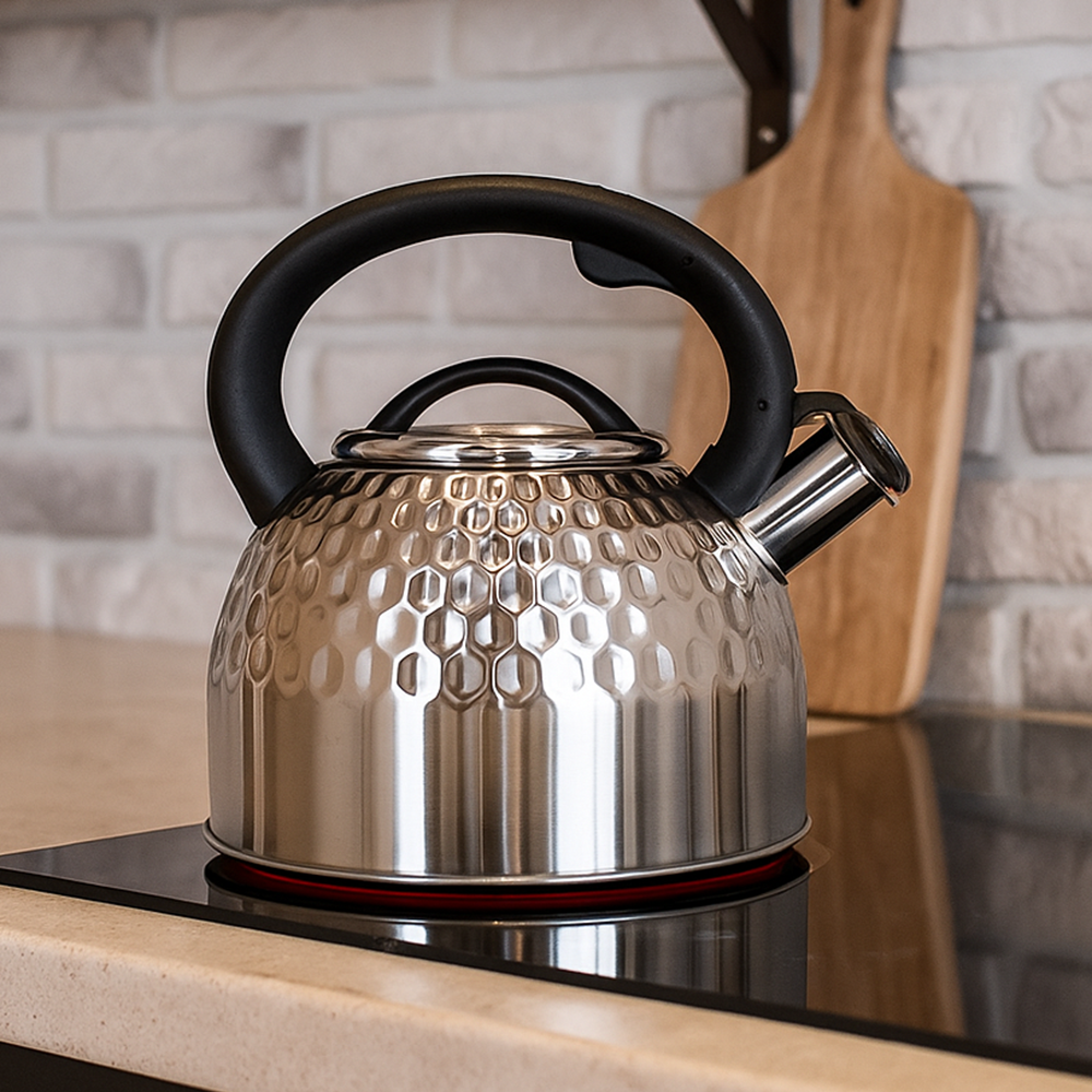 Чайник для плиты SteelArt с свистком капсульное дно нержавеющая сталь 2,5 л (03-MH-5177) - фото 9 Чайник для плиты SteelArt с свистком капсульное дно нержавеющая сталь 2,5 л (03-MH-5177) - фото 9