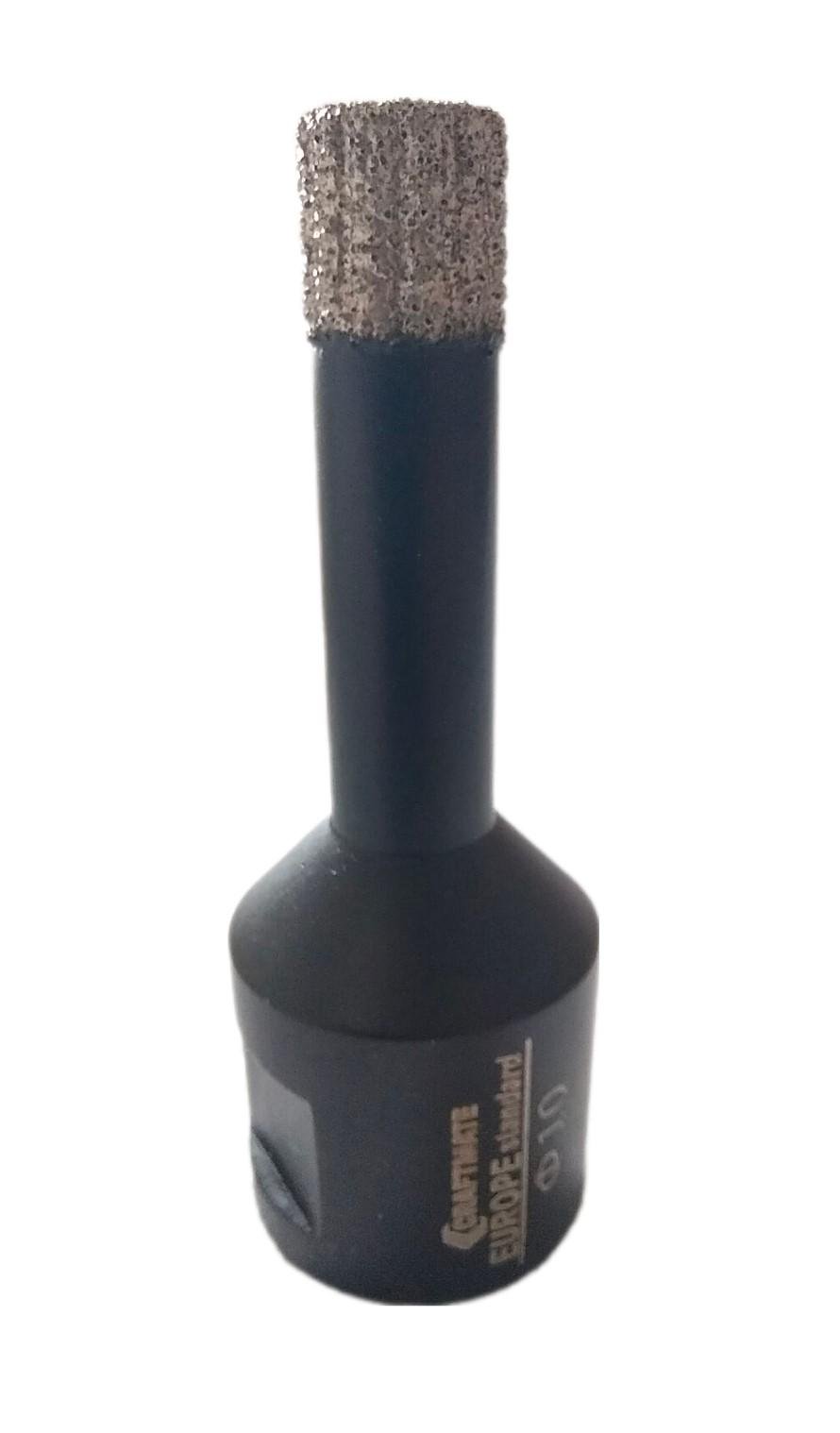 Коронка алмазная Craftmate 10 мм М14 сухое сверление для УШМ - фото 1 Коронка алмазная Craftmate 10 мм М14 сухое сверление для УШМ - фото 1