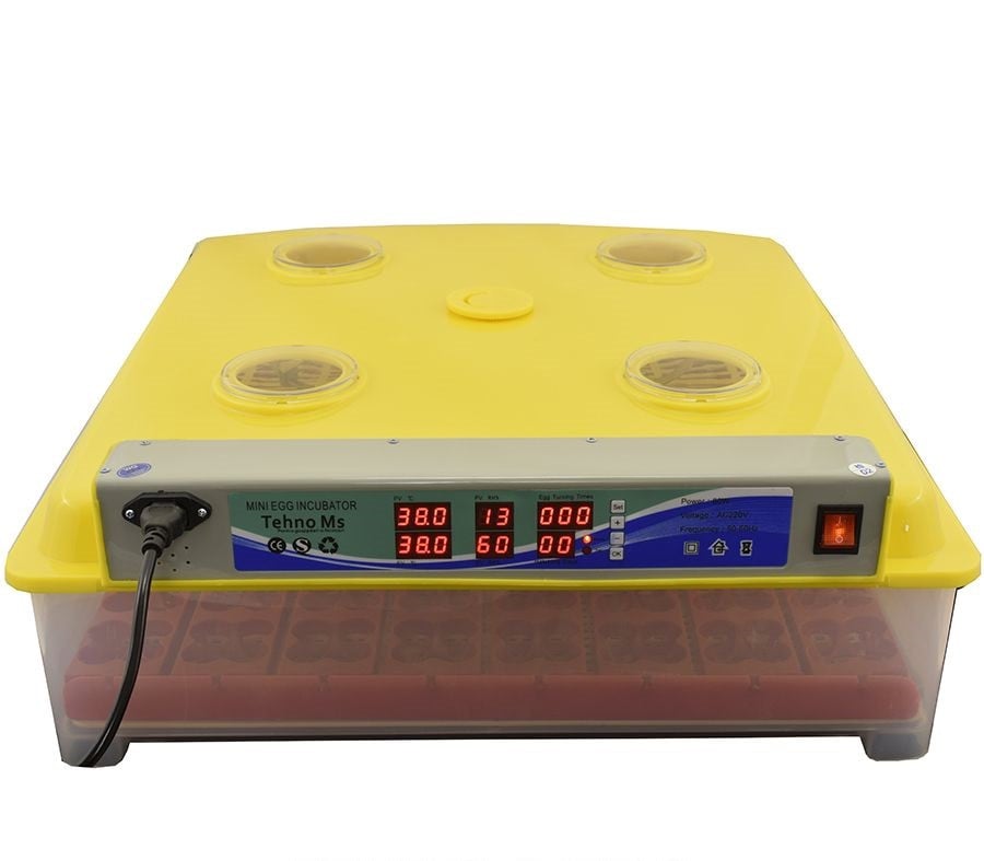 Інкубатор автоматичний Tehnoms MS-63 на 63 яйця будь-яких типів з регулятором вологості