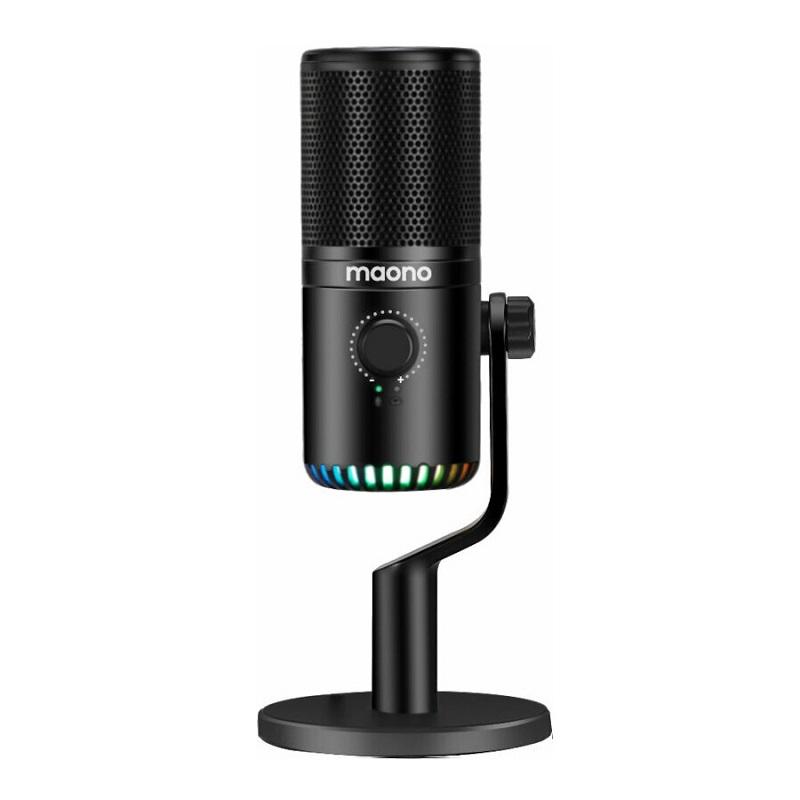 Конденсаторный микрофон Maono DM30 с RGB-подсветкой Черный (1659) - фото 2 Конденсаторный микрофон Maono DM30 с RGB-подсветкой Черный (1659) - фото 2