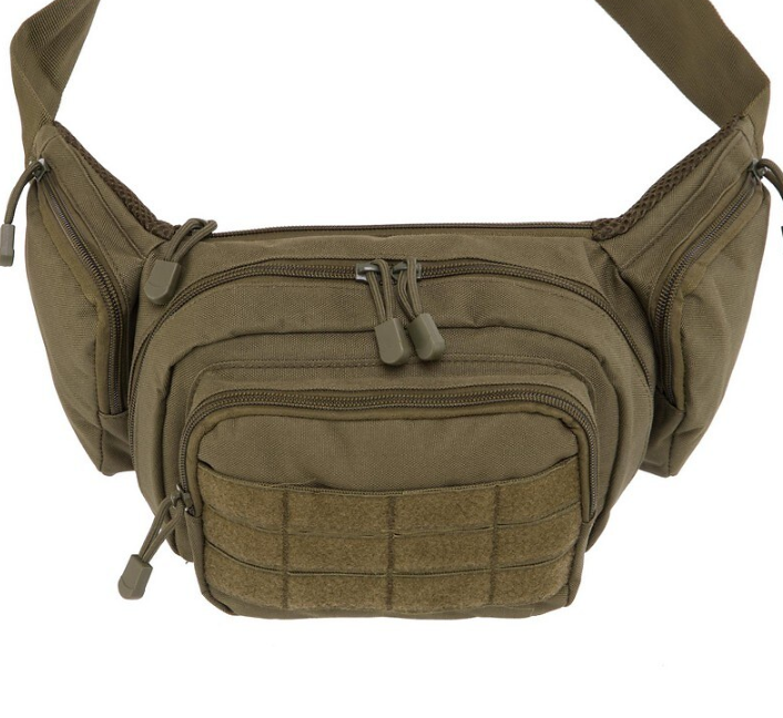 Сумка на пояс нейлон Oxford 600D із системою кріплення MOLLE 42x14x8 см 5 л Оливковий (sp000300) - фото 6