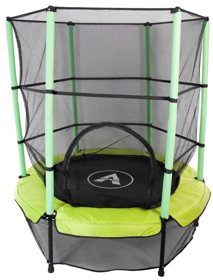 Батут Atleto 140 см с сеткой Зеленый (21000402Mili) Батут Atleto 140 см с сеткой Зеленый (21000402Mili)