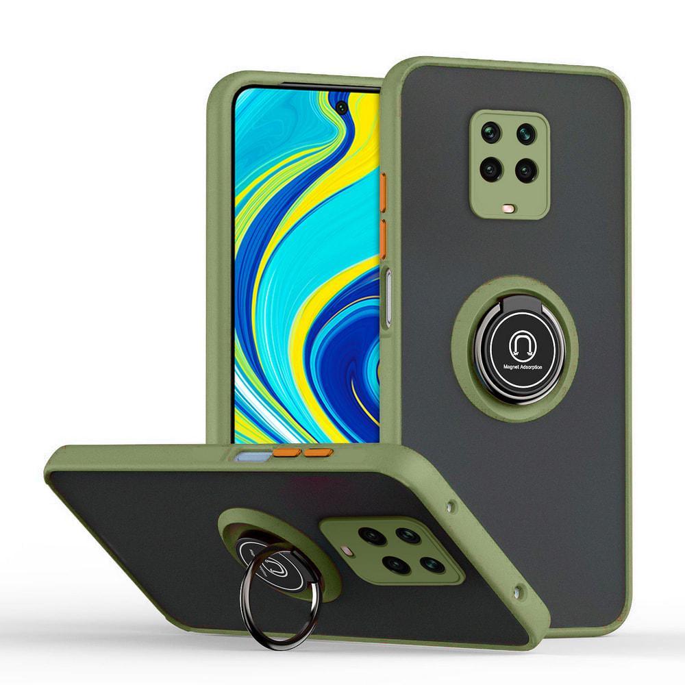 Защитный чехол MatteLuxe Xiaomi Redmi Note 9S (с кольцом) Khaki (34254-17)