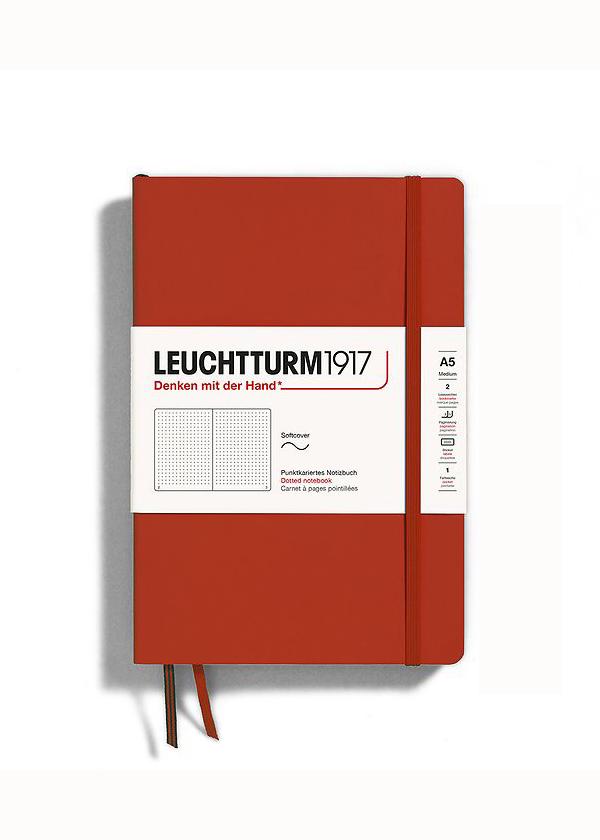 Блокнот Leuchtturm1917 середній м'яка обкладинка крапка Fox Red (367266)