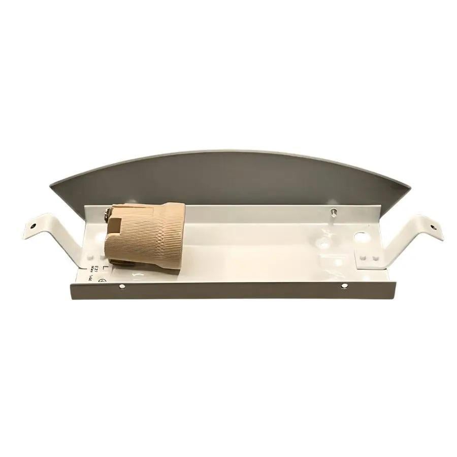 Світильник настінний Vesta Light 30х10 см накладний монтаж Е27 Білий (37122) - фото 3 Світильник настінний Vesta Light 30х10 см накладний монтаж Е27 Білий (37122) - фото 3