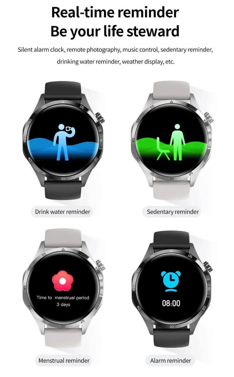 Смарт-часы Watch GT4 PRO Amoled NFC Черные (15049343) - фото 11