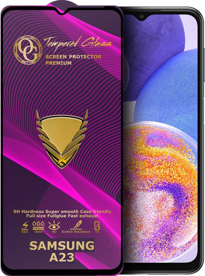 Стекло защитное GoldenArmor Samsung Galaxy A23 A235 Full Glue (32335)