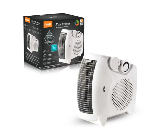 Тепловентилятор электрический RAF 11831500W Белый (1565)