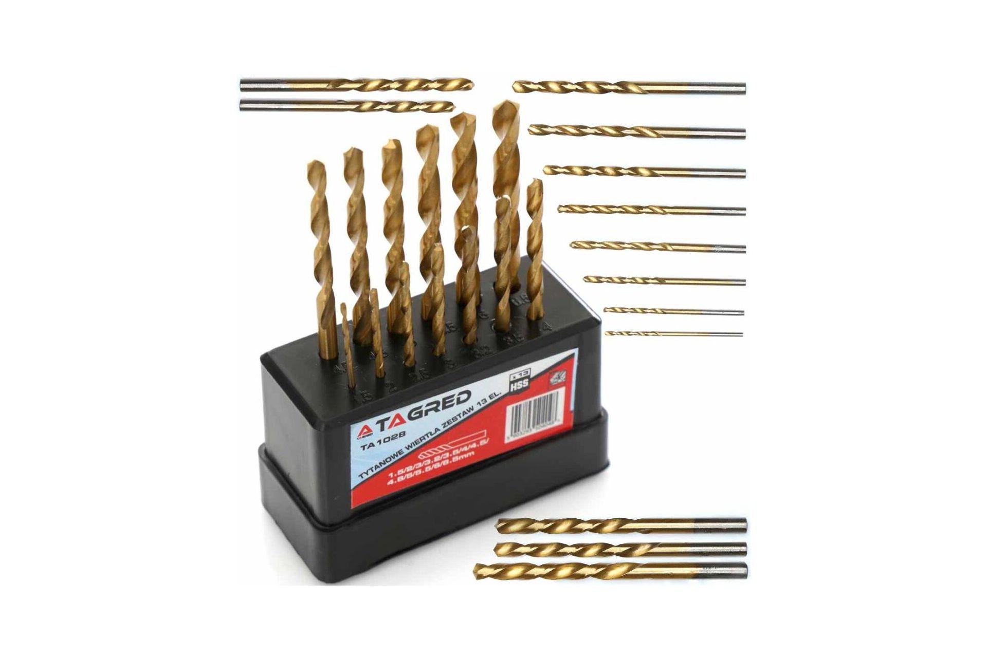 Набор сверл по металлу Tagred TA1028 13 шт. (12951609) - фото 2