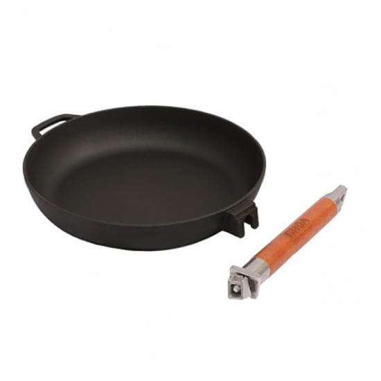 Сковорода чугунная Биол 28 см (0128)