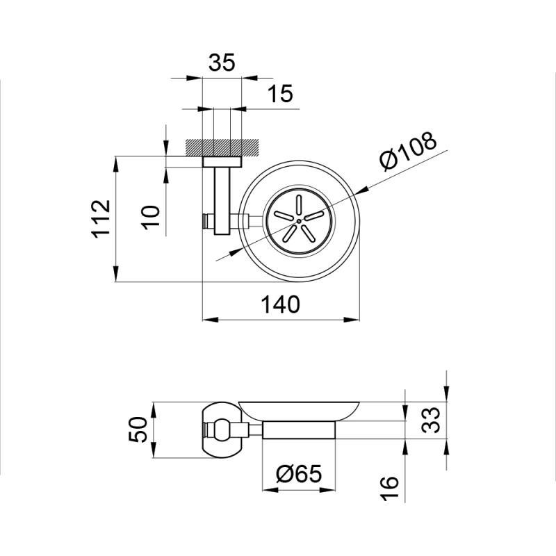 Мильниця Qtap Liberty ORO 1159 - фото 2