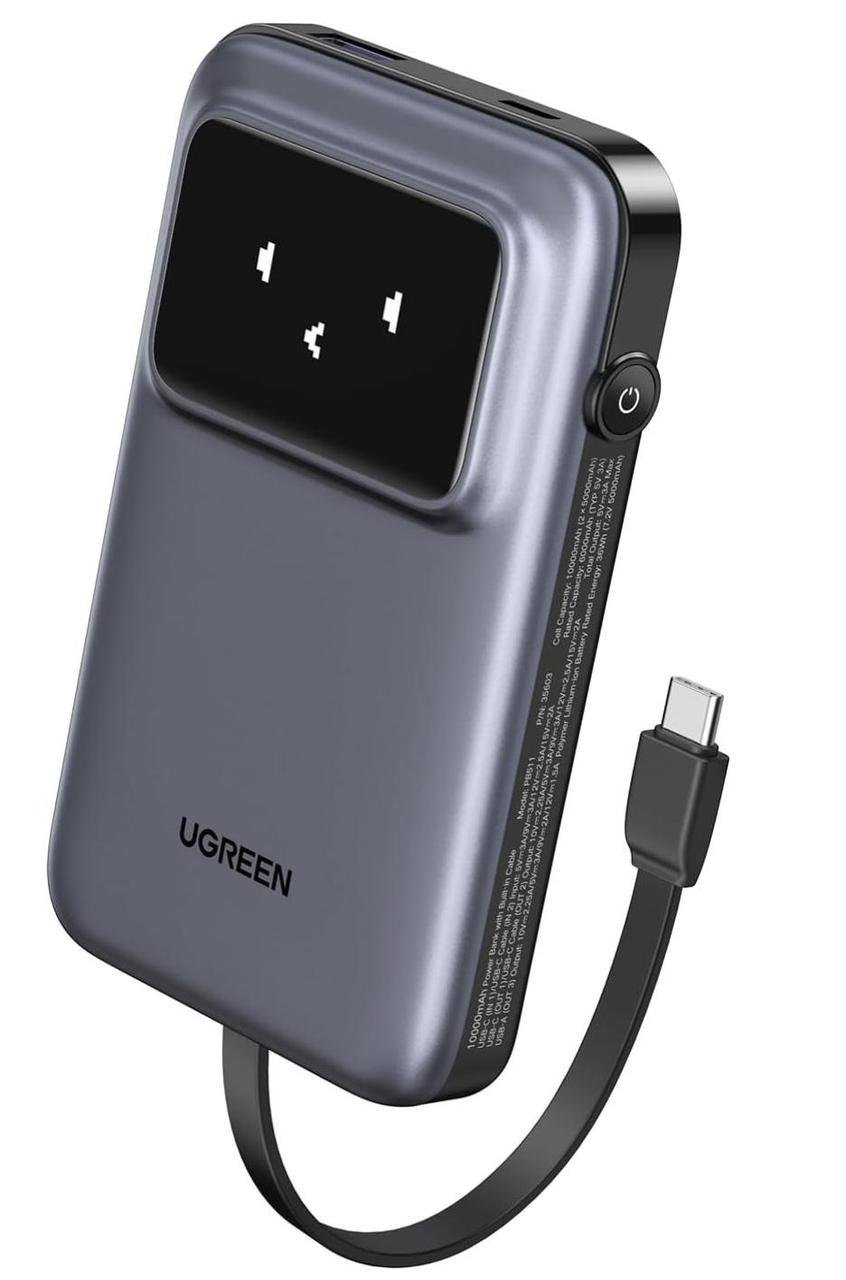 Повербанк UGREEN 1000 mAh Gray (2390696102)