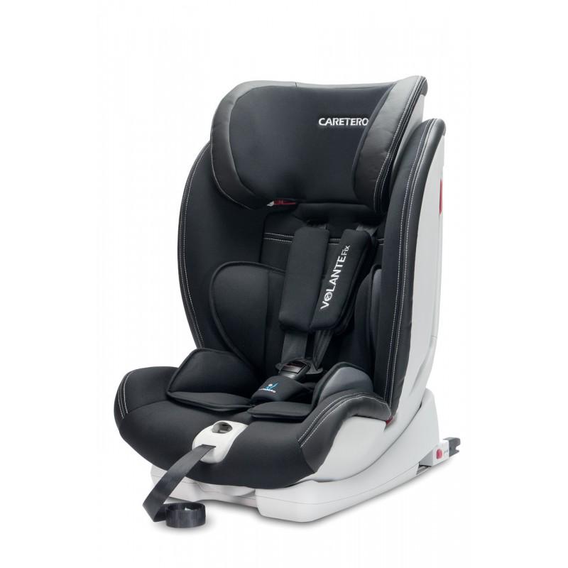 Автокресло Caretero Volante Fix Black группа 1-2-3 9-36 кг с системой Isofix - фото 1