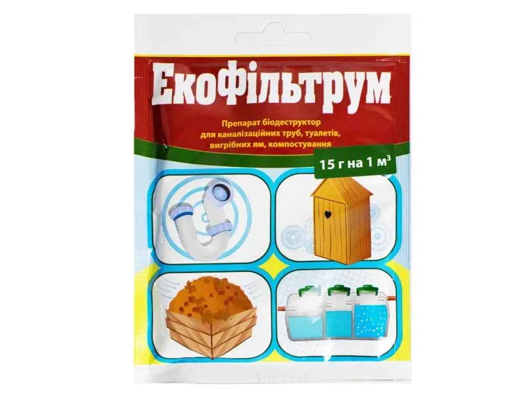 Биодеструктор КИССОН для выгребных ям Экофильтрум 15 г (1044810)