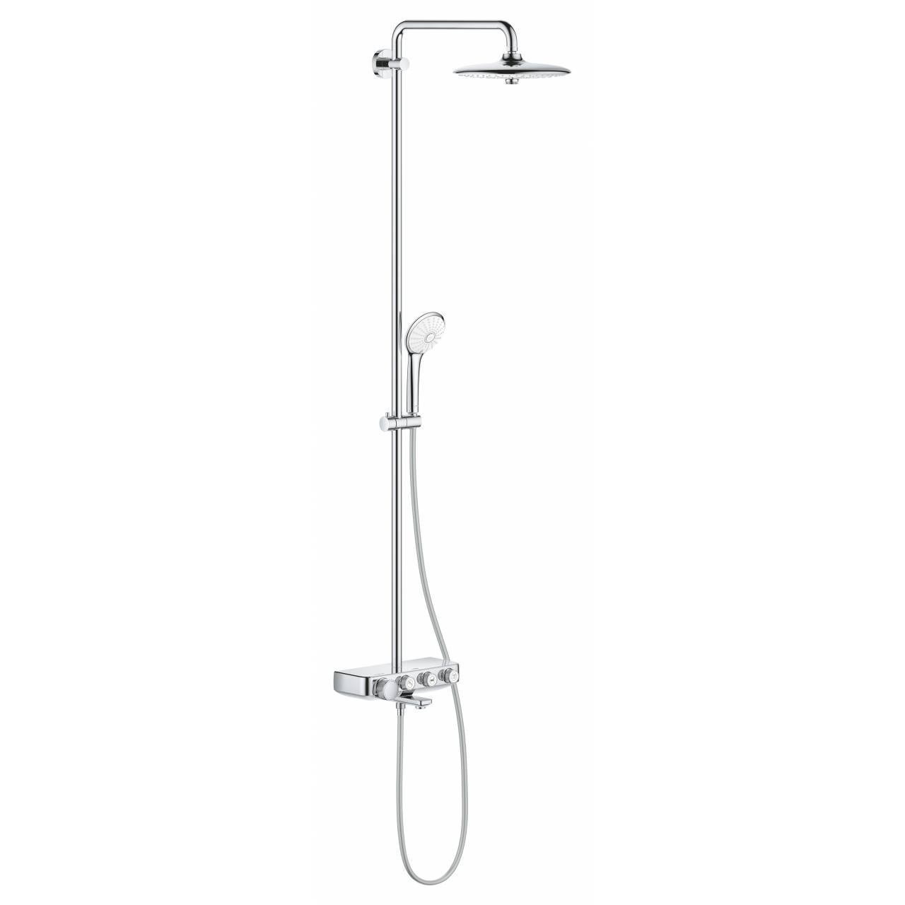 Душова система з термостатом Grohe EUPHORIA SMARTCONTROL SYSTEM 260 MONO 26510000 Хром (112083)