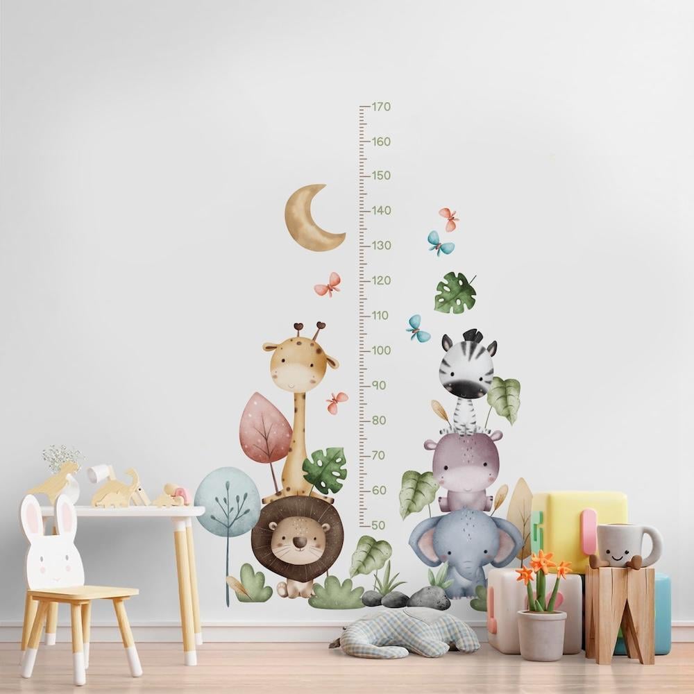 Набор стикеров на стену LIPKO Ростомер со зверями (709)
