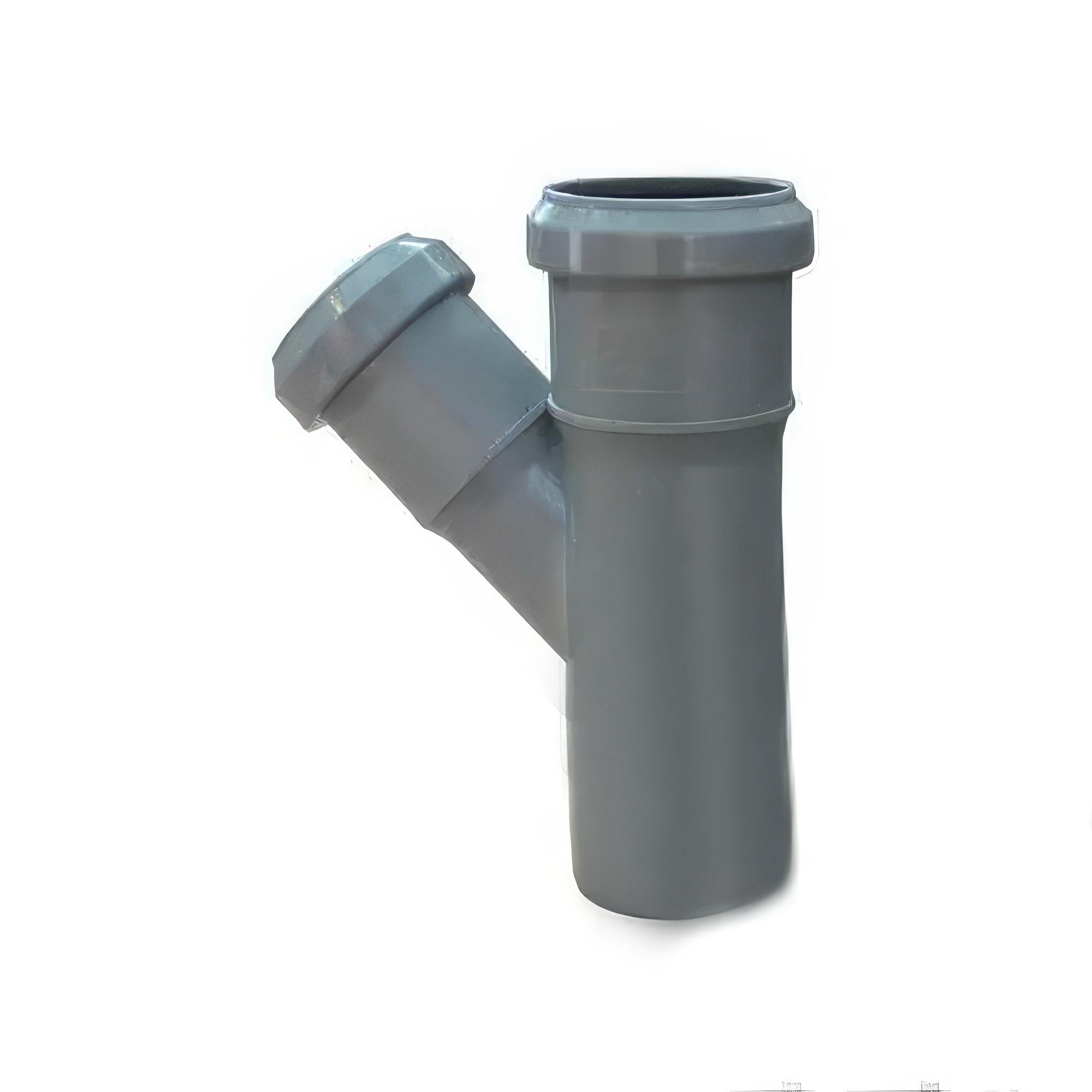 Трійник перехідний Valsir для внутрішньої каналізації PPR Ø 50х40 мм 45° (547200466)