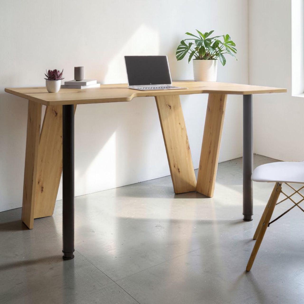 Стол компьютерный Квест 1500x900x745 мм Дуб Артизан