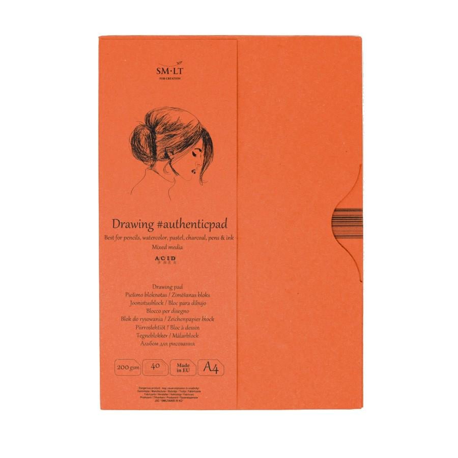 Альбом для акварели Smiltainis Universal Pad Mixed Media в папке 200 г/кв. м 40 л. А4 Белый (MIXA-40)