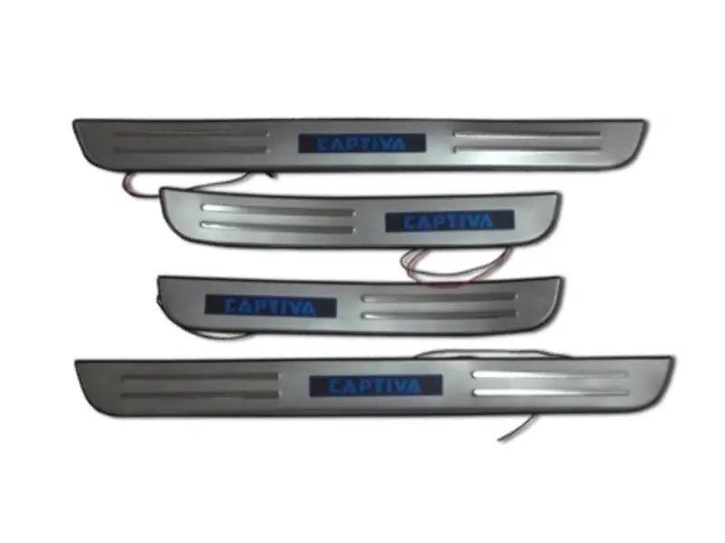 Накладки на пороги Libao LED для Chevrolet Captiva 2006/2011 нержавеющая сталь 89353