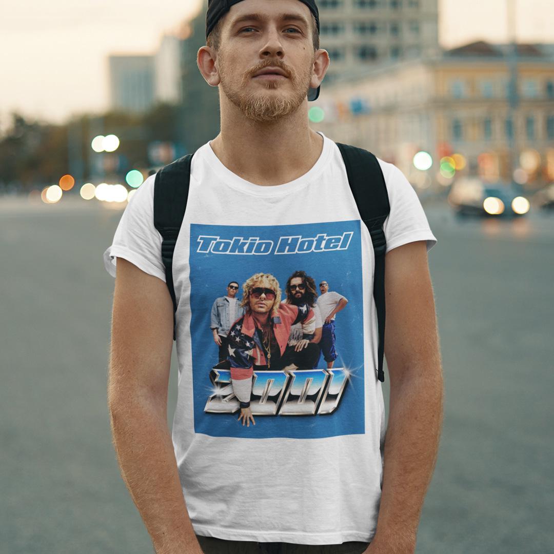 Футболка унисекс Tokio Hotel 2001 XS Белый (0000013514)