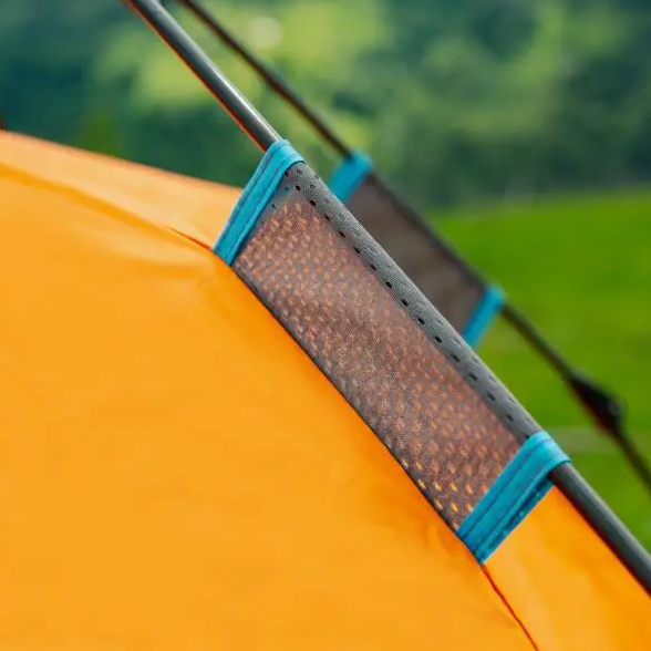 Намет автоматичний на 2-4 особи двошаровий 200х230х130 см Помаранчевий - фото 8