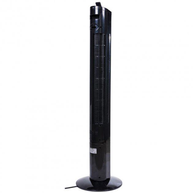 Вентилятор колонный Powermat Onyx Tower-120 с таймером и пультом Черный (064)
