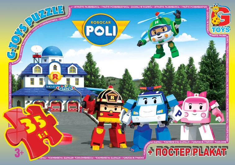 Пазли G-Toys "Робокар Поллі" 35 деталей (MTT-49880)