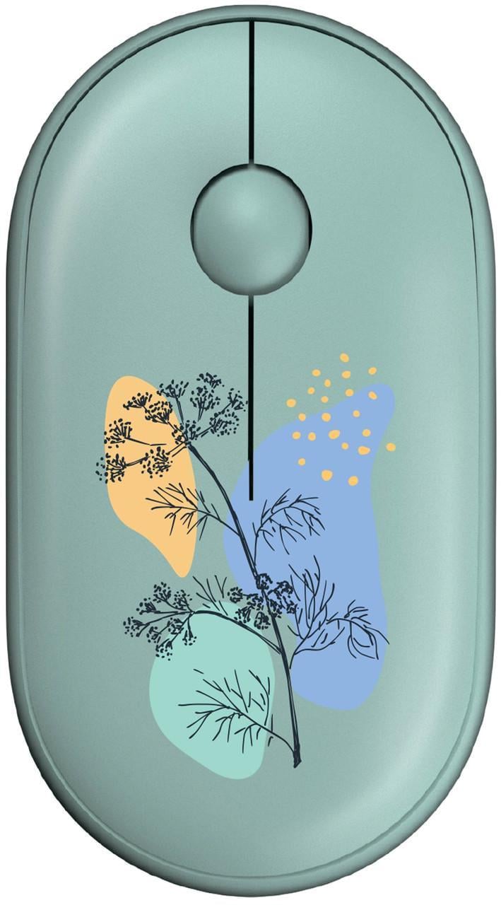 Компьютерная мышка 2E MF300 Flora Silent WL BT Dill (2E-MF300WFLORAGN)