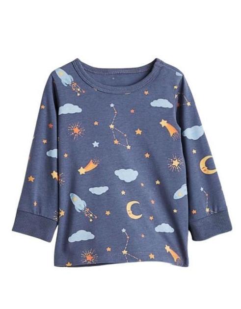 Кофта детская H&M 1101097 50 см Синий космос (1111109410777)