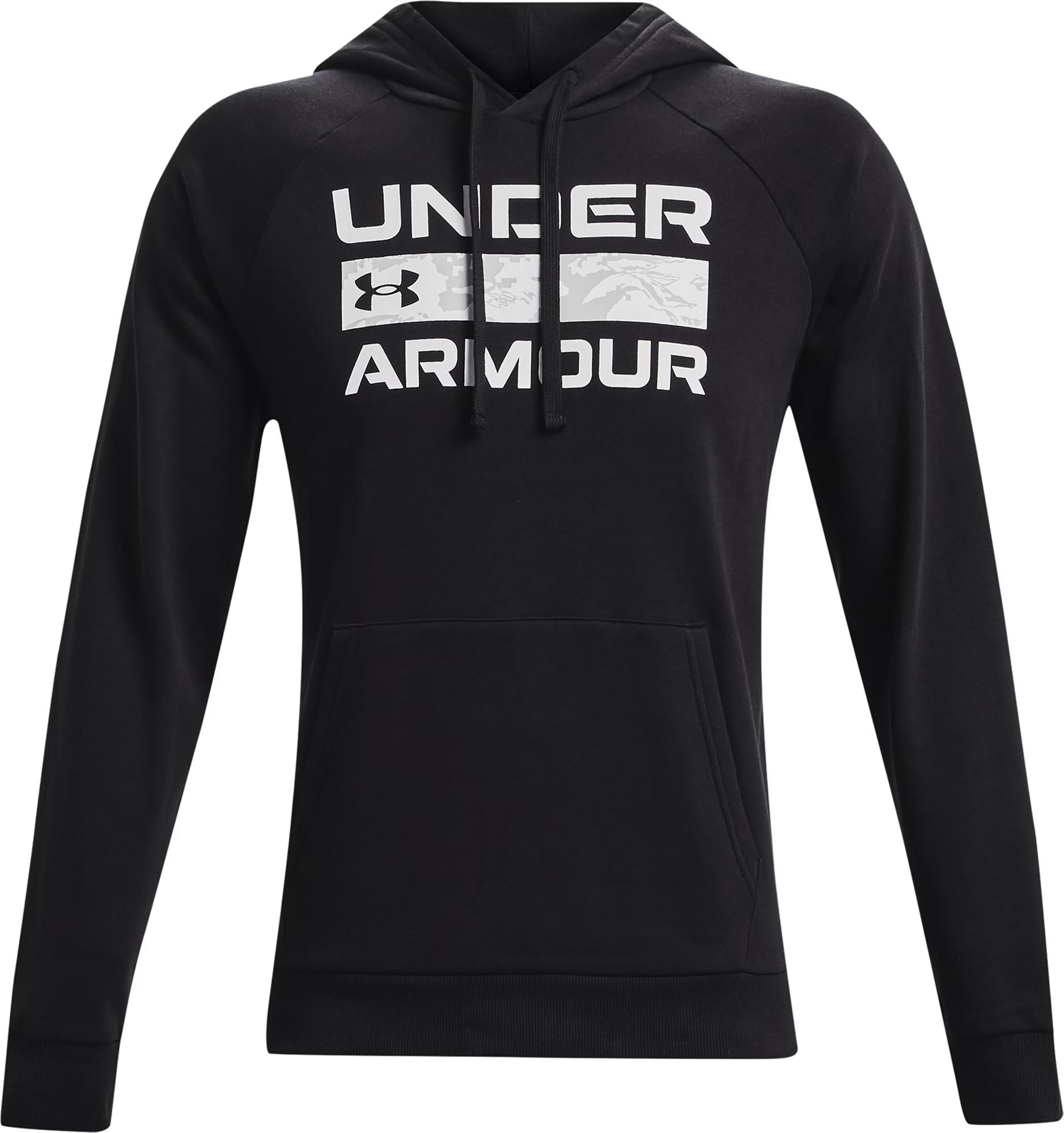 Худи Under Armour RIVAL FLEECE SIGNATURE BOX HOODIE 2XL Черный (1366363-001)