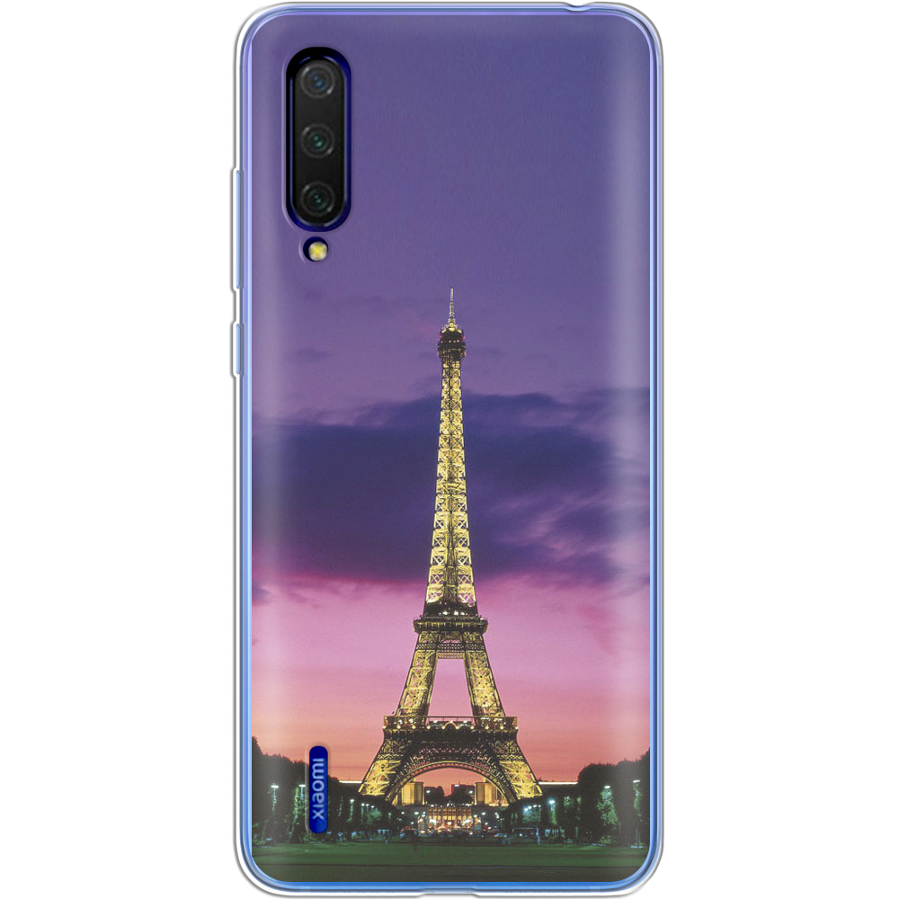 Чехол BoxFace Xiaomi Mi 9 Lite Полночь в Париже Прозрачный силикон (38311-up964-38311)