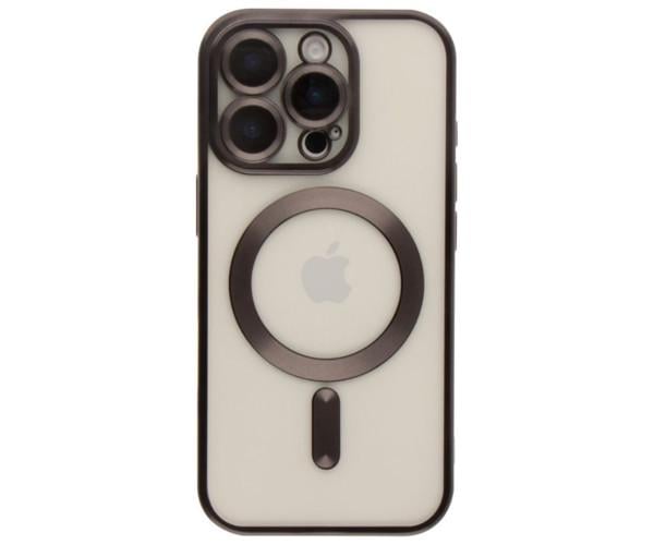Чехол силиконовый Fashion Shining для iPhone 16 Pro Max с поддержкой беспроводной зарядки Черный Чехол силиконовый Fashion Shining для iPhone 16 Pro Max с поддержкой беспроводной зарядки Черный