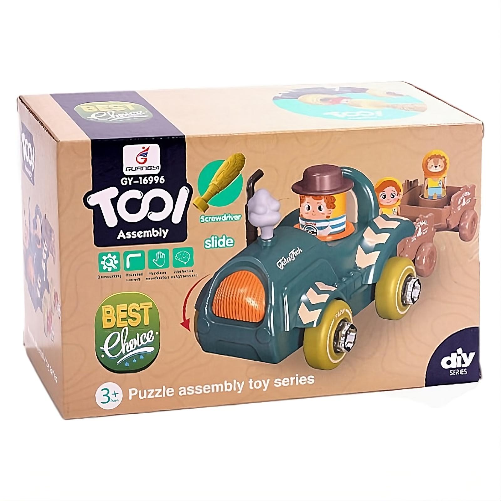 Конструктор-машинка GY 16996 A с инерционным механизмом (29202799) - фото 2 Конструктор-машинка GY 16996 A с инерционным механизмом (29202799) - фото 2