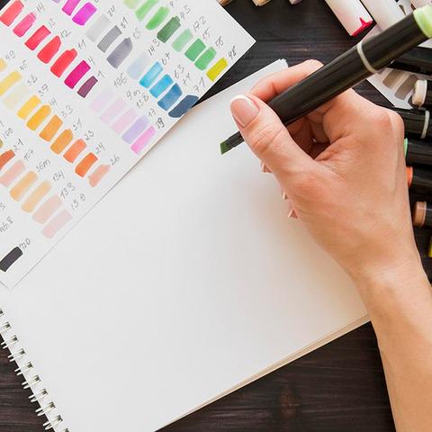 Набор маркеров двусторонних спиртовых в органайзере и сумке 168 шт. - фото 15 Набор маркеров двусторонних спиртовых в органайзере и сумке 168 шт. - фото 15