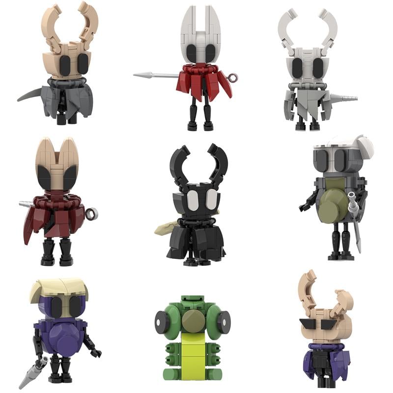 Конструктор детский Hollow Knight 9 персонажей 604 дет. (арт EPC15102M)