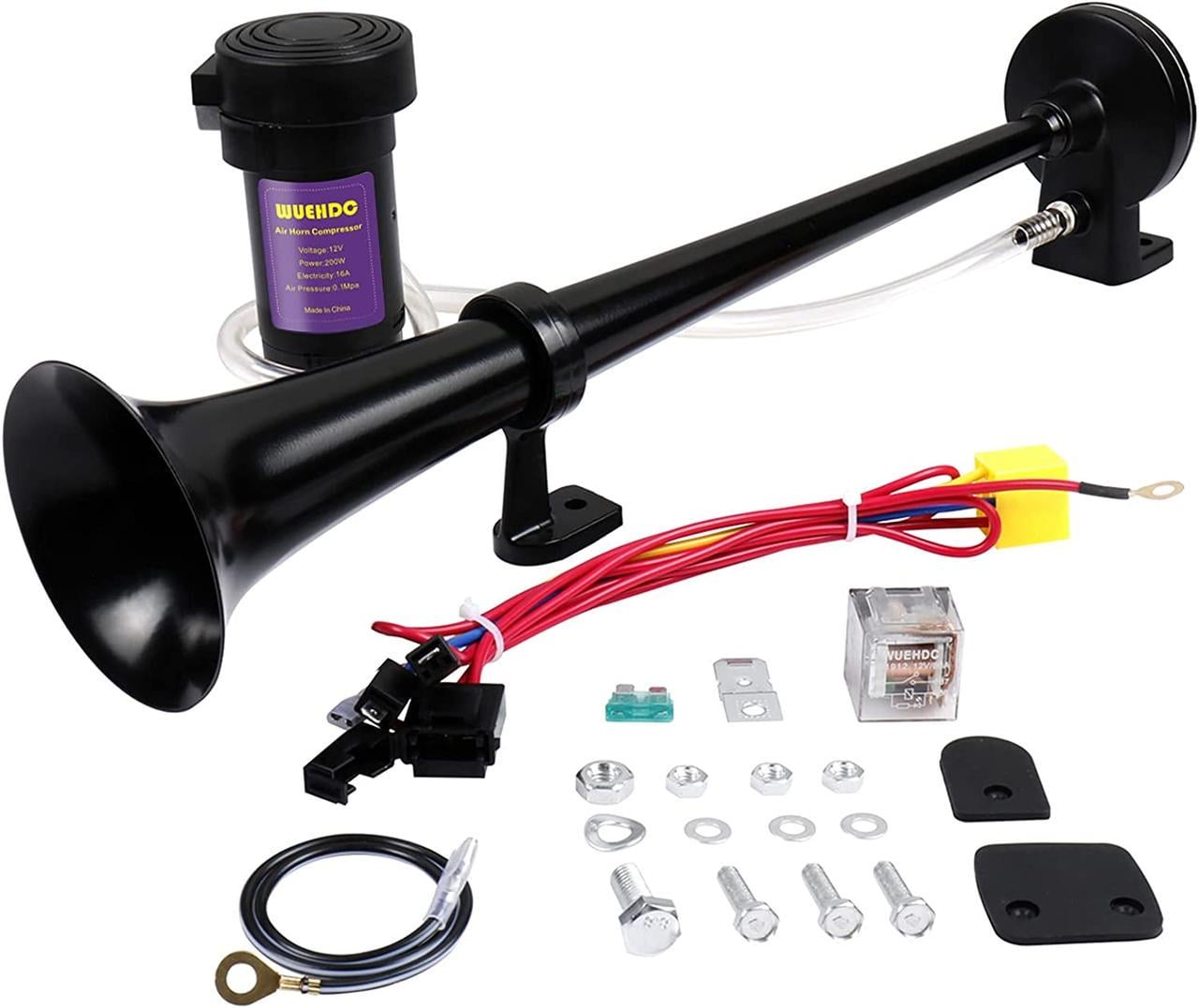 Сигнал повітряний Air Horn TZ-318 1 дудка з компрессором 12V 150DB (1697181415)